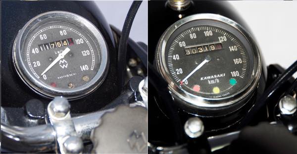 KAWASAKI⁄カワサキ W1⁄W1S 純正タコメーター 希少! □カワサキ W1S