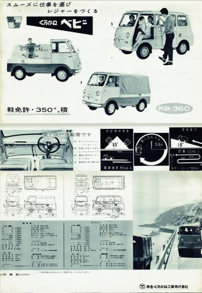 マツダ 三輪トラック カタログ当時物 5冊セット 1960年代初頭